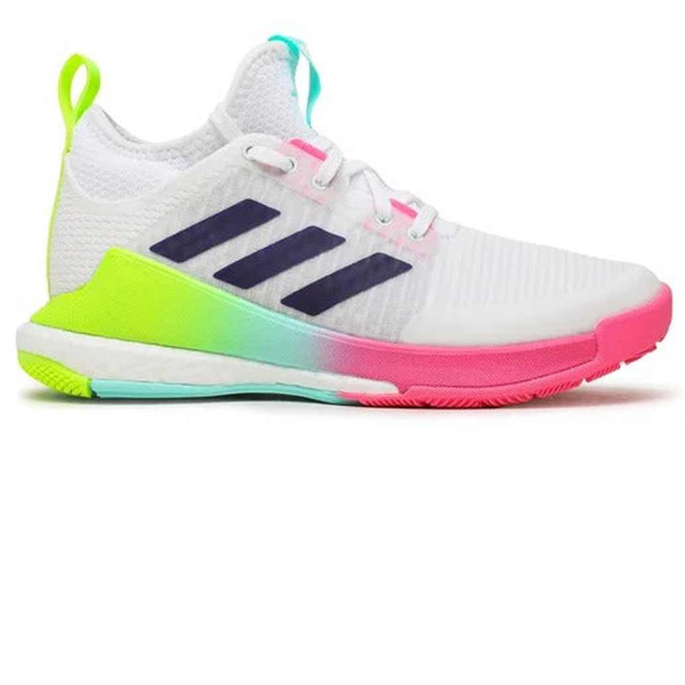 Adidas Crazyflight Mid™ Vôlei Rosa Branco Verde