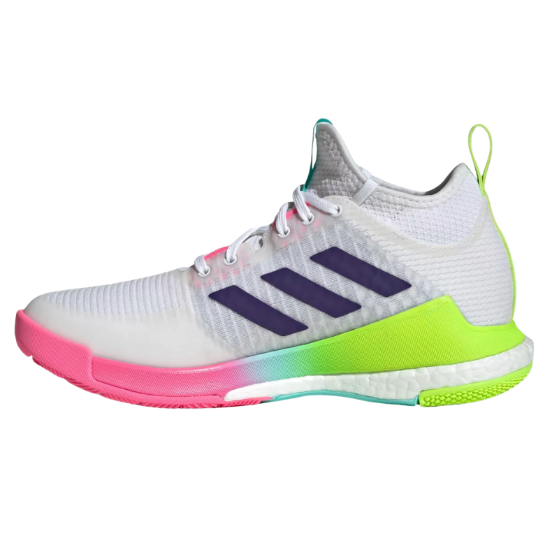 Adidas Crazyflight Mid™ Vôlei Rosa Branco Verde