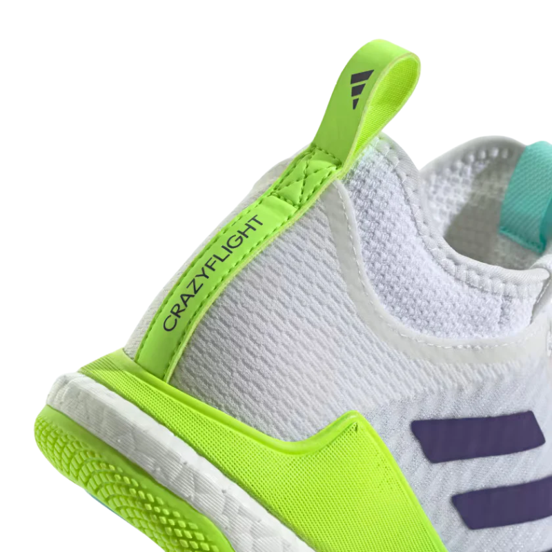 Adidas Crazyflight Mid™ Vôlei Rosa Branco Verde